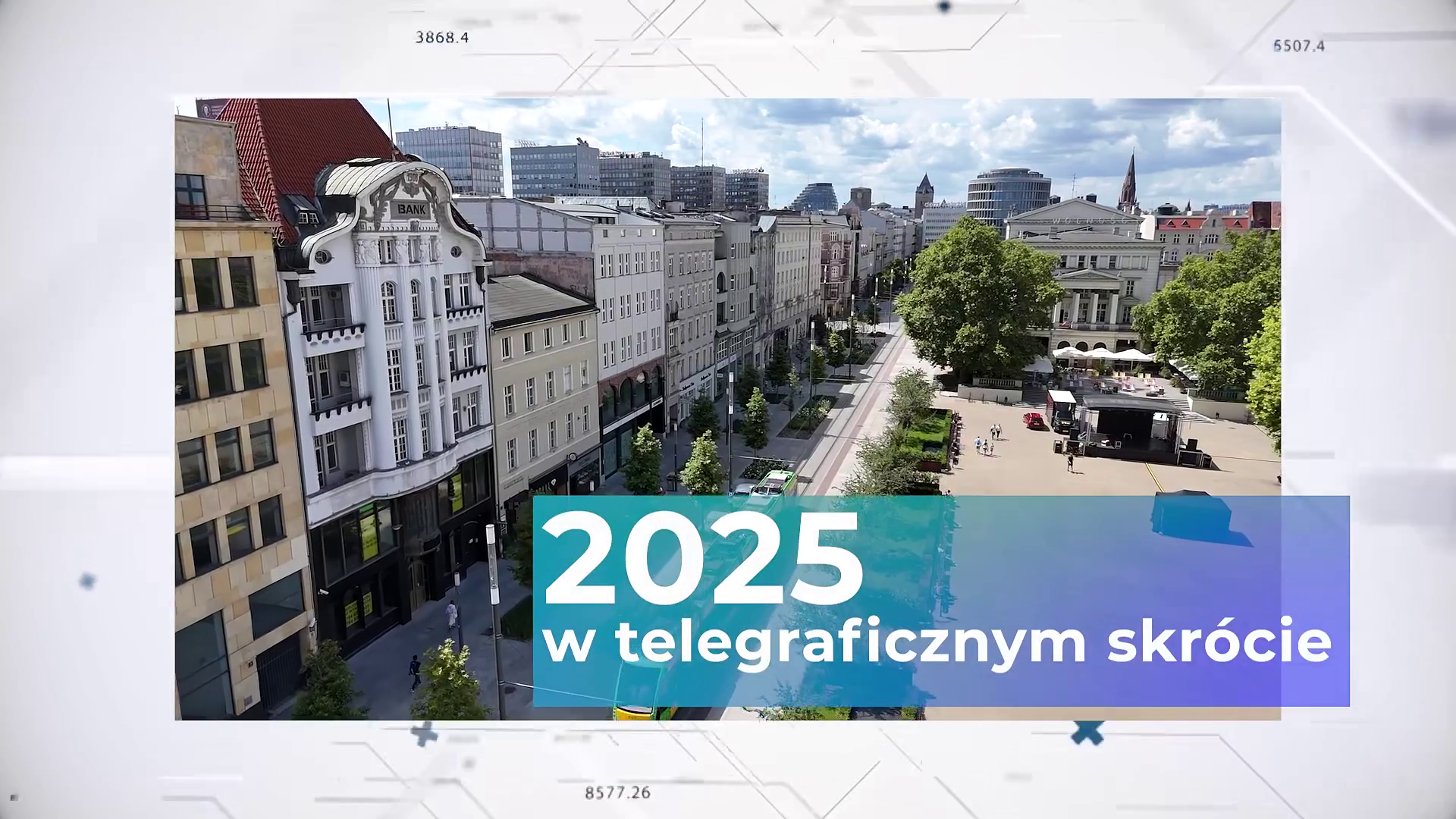 Krótkie filmy z inwestycji prowadzonych w Poznaniu w 2025 roku.