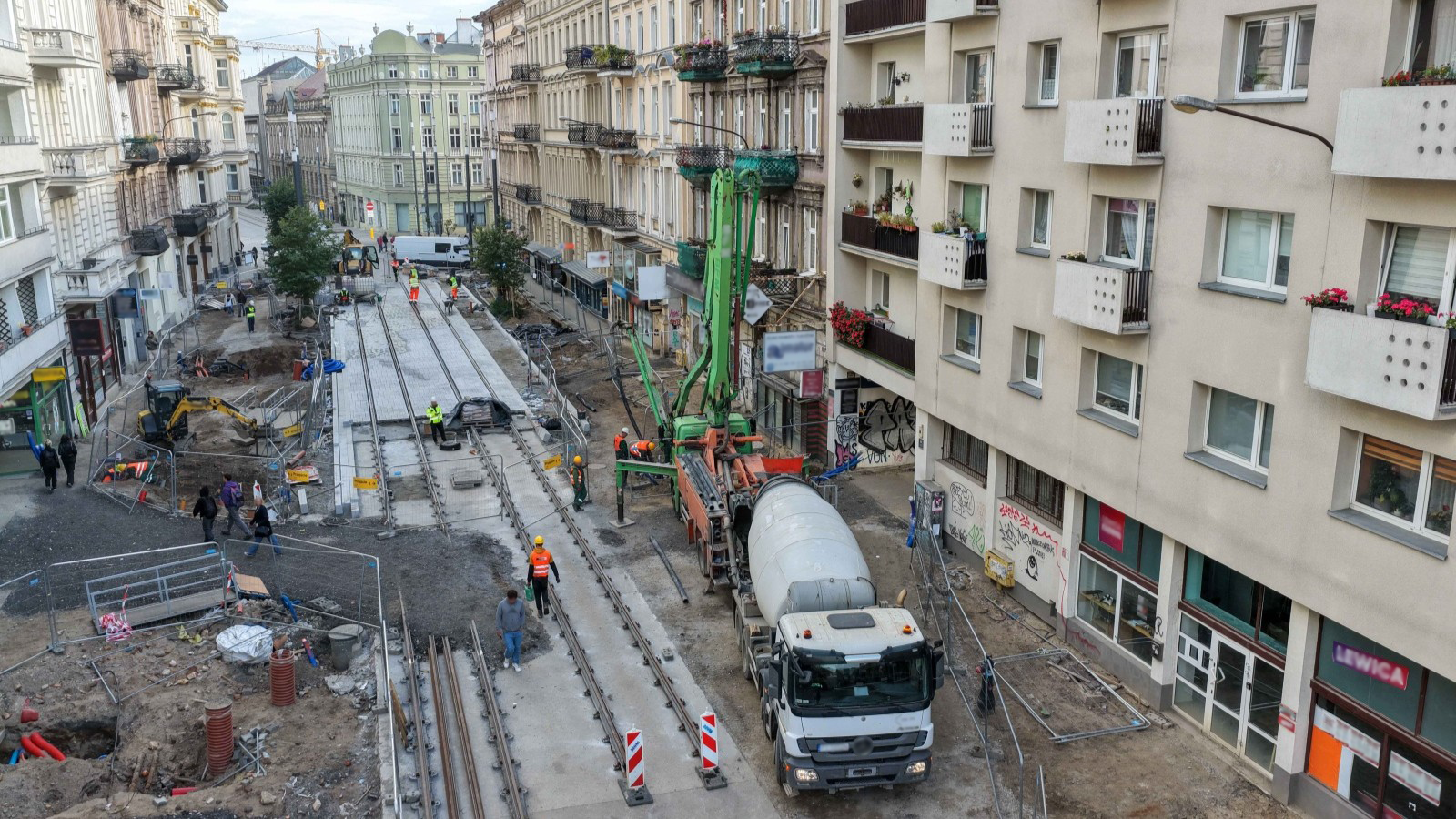 Relacja z remontu ulicy Ratajczaka.
